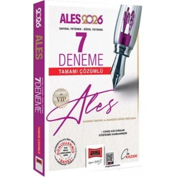 2026 ALES Vip Sayısal Sözel 7 Deneme-Yargı Yayınları