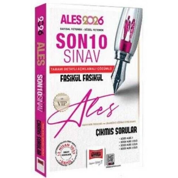2026 ALES Vip Son 10 Sınav Fasikül Çıkmış Sorular-Yargı Yayınları