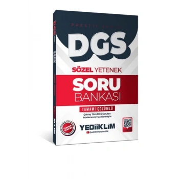 2026 DGS Prestij Sözel Yetenek Soru Bankası- Yediiklim Yayınları