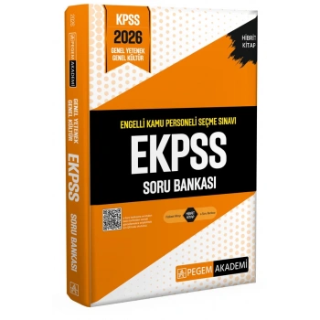 2026 E-KPSS Engelli Kamu Personeli Seçme Sınavı Soru Bankası -Pegem Akademi