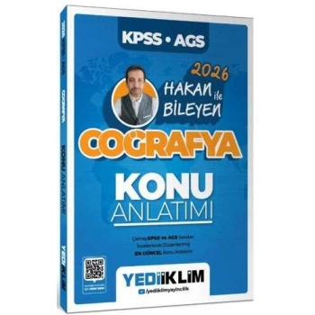 2026 KPSS AGS Coğrafya Konu-Yediiklim Yayınları