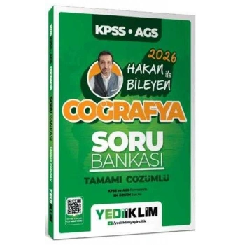 2026 KPSS AGS Coğrafya Soru Bankası-Yediiklim Yayınları