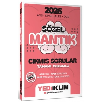 2026 KPSS AGS DGS ALES Sözel Mantık Çıkmış Sorular-Yediiklim Yayınları