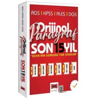 2026 KPSS AGS DGS Paragraf 15 Yıl Çıkmış Sorular-Yargı Yayınları