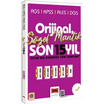 2026 KPSS ALES DGS Sözel Mantık 15 Yıl Çıkmış Sorular-Yargı Yayınları