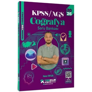 2026 KPSS Coğrafya Tamamı Çözümlü Soru Atölye-Yediiklim Yayınları