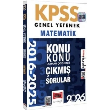 2026 KPSS Genel Yetenek Matematik Çıkmış Sorular-Yargı Yayınları
