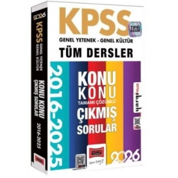2026 KPSS Genel Yetenek Tüm Dersler Çıkmış Sorular-Yargı Yayınları