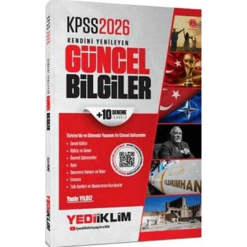 2026 KPSS Kendini Yenileyen Güncel Bilgiler + 10 Deneme İlaveli-Yediiklim