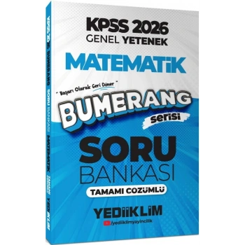 2026 KPSS Matematik Soru Bankası Bumerang-Yediiklim Yayınları