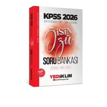 2026 Kpss Ortaöğretim-Önlisans İŞİN ÖZÜ Tek Kitap Soru Bankası - Yediiklim Yayınları