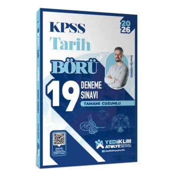2026 KPSS Tarih 19 Deneme Sınavı-Yediiklim Yayıları