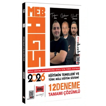 2026 MEB-AGS Eğitimin Temelleri 12 Deneme-Yargı Yayınları