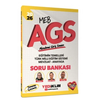 2026 MEB-AGS Eğit.Tem.Türk Milli Eğit.Mevzuatı-Yediiklim Yayınları