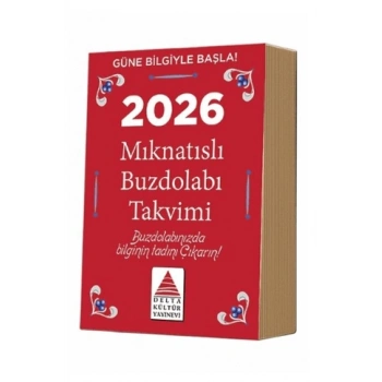 2026 MIKNATISLI BUZDOLABI TAKVİMİ - DELTA KÜLTÜR
