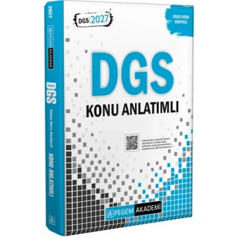 2027 DGS Konu Anlatımlı (Video Ders Hediyeli)-Pegem Akademi