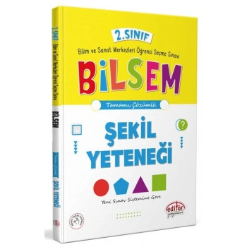 2.Sınıf Bilsem Şekil Yeteneği Tamamı Çözümlü - Editör Yayınları