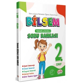 2.Sınıf Bilsem Tamamı Çözümlü Soru Bankası-Editör Yayınları
