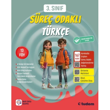 3. Sınıf Süreç Odaklı Türkçe-Tudem Yayınları