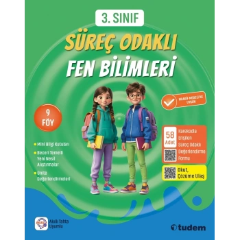 3. Sınıf Süreç Odaklı Fen Bilimleri-Tudem Yayınları