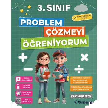 3.Sınıf Problem Çözmeyi Öğreniyorum-Tudem Yayınları