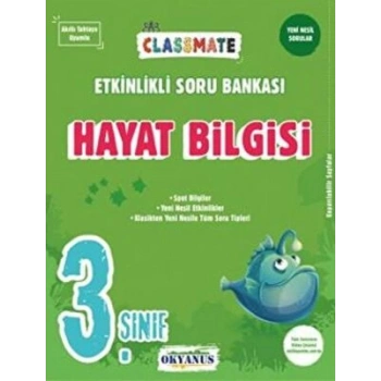 3.Sınıf Hayat Bilgisi Soru Clasmate - Okyanus Yayınları