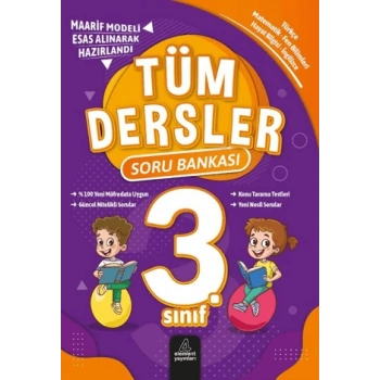 3.Sınıf Tüm Dersler Soru Bankası - Element Yayınları