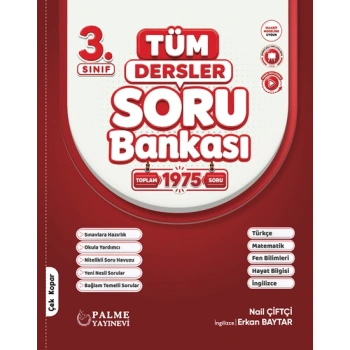3.Sınıf Tüm Dersler Soru Bankası-Palme Yayınevi