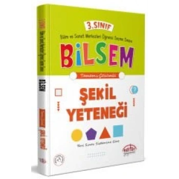 3.Sınıf Bilsem Şekil Yeteneği Tamamı Çözümlü - Editör Yayınları