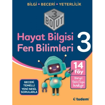 3.Sınıf Hayat Bilgisi Fen Bilimleri 3 Boyut-Tudem Yayınları