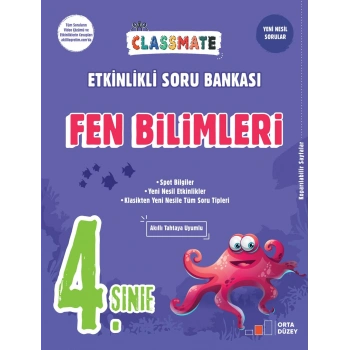 4.Sınıf Fen Bilimleri Soru Classmate - Okyanus Yayınları