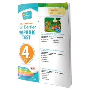 4.Sınıf Tüm Dersler Yaprak Test - Element Yayınları