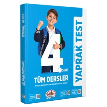 4.Sınıf Tüm Dersler Yaprak Test- Editör Yayınları