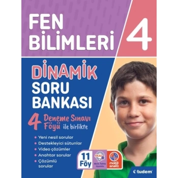 4.Sınıf Fen Bilimleri Dinamik Soru Bankası-Komisyon-Tudem Yayıncılık