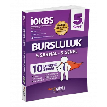 5. Sınıf İOKBS Bursluluk 10 Deneme Sınavı-Gizli Yayınları