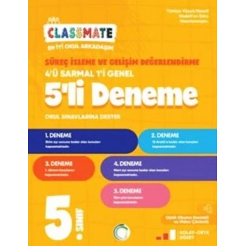 5.Sınıf 5li Deneme Classmate - Okyanus Yayınları