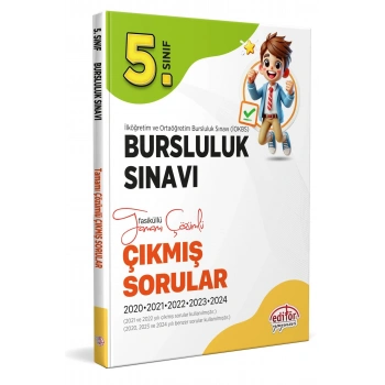 5.Sınıf Bursluluk Çıkmış Sorular İOKBS - Editör Yayınları