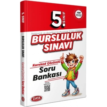 5.Sınıf Bursluluk Sınavı Soru Bankası Karekod Çözümlü Maarif Modeli-Data Yayınları