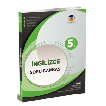 5.Sınıf İngilice Soru Bankası Zeka Küpü Yayınları