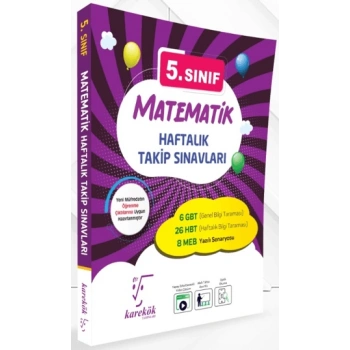 5.Sınıf Matematik Haftalık Takip Sınavları-Karekök Yayınları