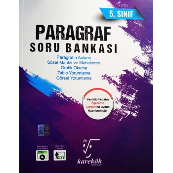 5.Sınıf Paragraf Soru Bankası-Karekök Yayınları
