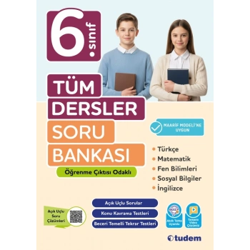 6.Sınıf Tüm Dersler Soru Bankası-Tudem Yayınları