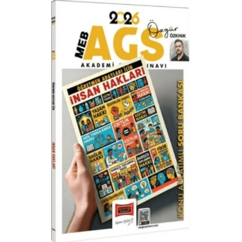 2026 MEB-AGS Öğretmen Adayları İnsan Hakları Soru Bankası-Yargı Yayınları