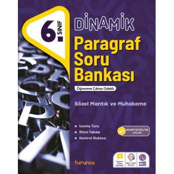 6.Sınıf Paragraf Soru Bankas Dinamik - Turuncu Yayınları