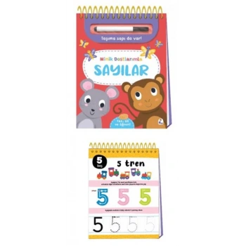 Minik Dostlarımla Sayılar – Yaz, Sil ve Öğren-İndigo Çocuk