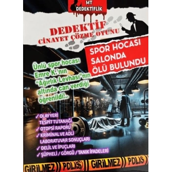 SPOR HOCASI SALONDA ÖLÜ BULUNDU - DEDEKTİF ÇÖZME OYUNU - MT DEDEKTİFLİK