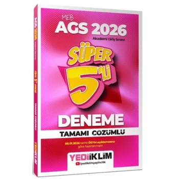2026 MEB-AGS Süper 5 li Deneme-Yediiklim Yayınları