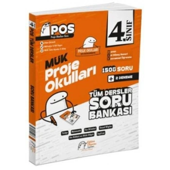 4. Sınıf MÜK Proje Okulları Tüm Dersler Soru Bankası-Kolektif-Eğitim Deposu