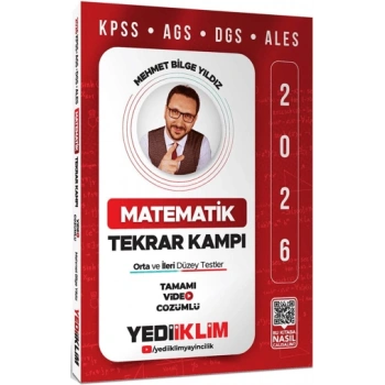 YEDİİKLİM YAYINLARI KPSS AGS ALES DGS MATEMATİK T.KAMPI 2026