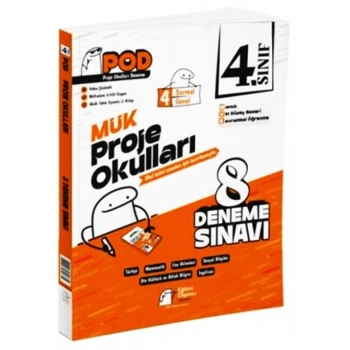 4.Sınıf MÜK Proje Okul 8 Li Deneme-Eğitim Deposu Yayınları